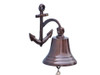 Handcrafted Antique Copper Hanging Anchor Bell 10" from Hampton Creations Handcrafted Antique Copper Hanging Anchor Bell 10" from Hampton Creations