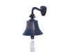 Handcrafted Bronze Hanging Ship's Bell 6" from Hampton Creations
