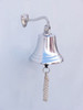 Handcrafted Chrome Hanging Ship's Bell 6" from Hampton Creations