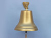 Handcrafted Antique Brass Hanging Ship's Bell 18" from Hampton Creations