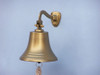 Handcrafted Antique Brass Hanging Ship's Bell 11" from Hampton Creations