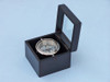 Handcrafted Chrome Lifeboat Compass with Black Rosewood Box 5" from Hampton Creations Handcrafted Chrome Lifeboat Compass with Black Rosewood Box 5" from Hampton Creations