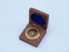 Handcrafted Antique Brass Desk Compass with Rosewood Box 3" from Hampton Creations Handcrafted Antique Brass Desk Compass with Rosewood Box 3" from Hampton Creations