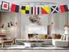 Handcrafted Authentic Letter R Nautical Alphabet Navy Code Signal Flag 24" - Outdoor Use from Hampton Creations Handcrafted Authentic Letter R Nautical Alphabet Navy Code Signal Flag 24" - Outdoor Use from Hampton Creations