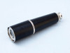 Handcrafted Deluxe Class Hampton Collection Chrome - Leather Spyglass with Black Rosewood Box 36" from Hampton Creations Handcrafted Deluxe Class Hampton Collection Chrome - Leather Spyglass with Black Rosewood Box 36" from Hampton Creations