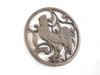 Handcrafted Rustic Copper Cast Iron Rooster Trivet 8" from Hampton Creations