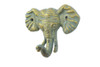 Handcrafted Antique Seaworn Bronze Cast Iron Elephant Hook 5" from Hampton Creations Handcrafted Antique Seaworn Bronze Cast Iron Elephant Hook 5" from Hampton Creations