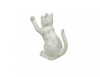 Handcrafted Whitewashed Cast Iron Cat Door Stopper 5" from Hampton Creations Handcrafted Whitewashed Cast Iron Cat Door Stopper 5" from Hampton Creations