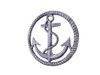 Handcrafted Rustic Silver Cast Iron Anchor and Rope Nautical Kitchen Trivet 7" from Hampton Creations Handcrafted Rustic Silver Cast Iron Anchor and Rope Nautical Kitchen Trivet 7" from Hampton Creations