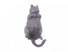 Handcrafted Cast Iron Happy Fat Cat Wall Hook 6" from Hampton Creations Handcrafted Cast Iron Happy Fat Cat Wall Hook 6" from Hampton Creations