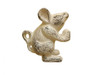 Handcrafted Whitewashed Cast Iron Mouse Door Stopper 5" from Hampton Creations Handcrafted Whitewashed Cast Iron Mouse Door Stopper 5" from Hampton Creations
