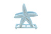 Handcrafted Rustic Light Blue Cast Iron Starfish Napkin Holder 6" from Hampton Creations Handcrafted Rustic Light Blue Cast Iron Starfish Napkin Holder 6" from Hampton Creations