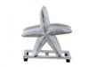 Handcrafted Rustic Whitewashed Cast Iron Starfish Napkin Holder 6" from Hampton Creations Handcrafted Rustic Whitewashed Cast Iron Starfish Napkin Holder 6" from Hampton Creations