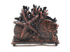 Handcrafted Rustic Copper Cast Iron Seashell Napkin Holder 7" from Hampton Creations Handcrafted Rustic Copper Cast Iron Seashell Napkin Holder 7" from Hampton Creations