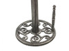 Handcrafted Antique Silver Cast Iron Starfish Paper Towel Holder 15" from Hampton Creations