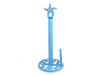 Handcrafted Rustic Light Blue Cast Iron Starfish Paper Towel Holder 15" from Hampton Creations Handcrafted Rustic Light Blue Cast Iron Starfish Paper Towel Holder 15" from Hampton Creations