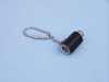 Handcrafted Chrome Spyglass with Leather Keychain 6" from Hampton Creations Handcrafted Chrome Spyglass with Leather Keychain 6" from Hampton Creations