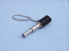 Handcrafted Chrome Spyglass with Leather Keychain 6" from Hampton Creations Handcrafted Chrome Spyglass with Leather Keychain 6" from Hampton Creations