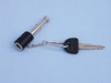Handcrafted Chrome Spyglass with Leather Keychain 6" from Hampton Creations Handcrafted Chrome Spyglass with Leather Keychain 6" from Hampton Creations
