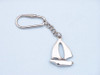 Handcrafted Chrome Yacht Key Chain 5" from Hampton Creations Handcrafted Chrome Yacht Key Chain 5" from Hampton Creations