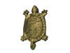 Handcrafted Rustic Gold Cast Iron Turtle Hook 6" from Hampton Creations Handcrafted Rustic Gold Cast Iron Turtle Hook 6" from Hampton Creations