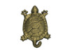 Handcrafted Rustic Gold Cast Iron Turtle Hook 6" from Hampton Creations Handcrafted Rustic Gold Cast Iron Turtle Hook 6" from Hampton Creations