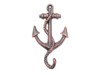 Handcrafted Rustic Copper Cast Iron Anchor Hook 5" from Hampton Creations Handcrafted Rustic Copper Cast Iron Anchor Hook 5" from Hampton Creations