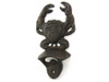 Handcrafted Cast Iron Wall Mounted Crab Bottle Opener 6" from Hampton Creations Handcrafted Cast Iron Wall Mounted Crab Bottle Opener 6" from Hampton Creations