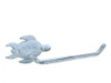 Handcrafted Whitewashed Cast Iron Sea Turtle Hand Towel Holder 10" from Hampton Creations Handcrafted Whitewashed Cast Iron Sea Turtle Hand Towel Holder 10" from Hampton Creations