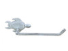 Handcrafted Whitewashed Cast Iron Sea Turtle Hand Towel Holder 10" from Hampton Creations Handcrafted Whitewashed Cast Iron Sea Turtle Hand Towel Holder 10" from Hampton Creations
