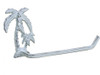 Handcrafted Whitewashed Cast Iron Palm Tree Hand Towel Holder 10" from Hampton Creations Handcrafted Whitewashed Cast Iron Palm Tree Hand Towel Holder 10" from Hampton Creations