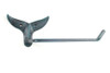 Handcrafted Seaworn Blue Cast Iron Whale Tail Toilet Paper Holder 11" from Hampton Creations Handcrafted Seaworn Blue Cast Iron Whale Tail Toilet Paper Holder 11" from Hampton Creations