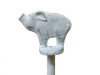 Handcrafted Whitewashed Cast Iron Pig Extra Toilet Paper Stand 15" from Hampton Creations Handcrafted Whitewashed Cast Iron Pig Extra Toilet Paper Stand 15" from Hampton Creations