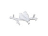 Handcrafted Whitewashed Cast Iron Birds on Branch Decorative Metal Wall Hooks 8" from Hampton Creations Handcrafted Whitewashed Cast Iron Birds on Branch Decorative Metal Wall Hooks 8" from Hampton Creations