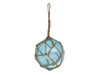 Handcrafted Light Blue Japanese Glass Ball Fishing Float Decoration Christmas Ornament 4" from Hampton Creations Handcrafted Light Blue Japanese Glass Ball Fishing Float Decoration Christmas Ornament 4" from Hampton Creations