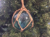 Handcrafted Light Blue Japanese Glass Ball Fishing Float Decoration Christmas Ornament 4" from Hampton Creations Handcrafted Light Blue Japanese Glass Ball Fishing Float Decoration Christmas Ornament 4" from Hampton Creations