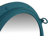 Handcrafted Light Blue Decorative Ship Porthole Mirror 24" from Hampton Creations