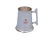 Handcrafted Brass Anchor Mug With Cleat Handle 5" from Hampton Creations Handcrafted Brass Anchor Mug With Cleat Handle 5" from Hampton Creations