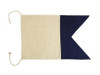 Handcrafted Letter A Cloth Nautical Alphabet Flag Decoration 20" from Hampton Creations