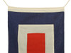 Handcrafted Letter W Cloth Nautical Alphabet Flag Decoration 20" from Hampton Creations