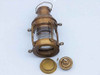 Handcrafted Antique Brass Anchor Oil Lantern 12" from Hampton Creations