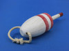 Handcrafted Wooden Vintage Dark Red Maine Decorative Lobster Trap Buoy 7" from Hampton Creations