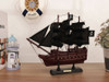 Handcrafted Wooden Captain Kidds Black Falcon Black Sails Model Pirate Ship 12" from Hampton Creations