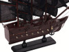 Handcrafted Wooden Black Bart's Royal Fortune Black Sails Model Pirate Ship 12" from Hampton Creations Handcrafted Wooden Black Bart's Royal Fortune Black Sails Model Pirate Ship 12" from Hampton Creations
