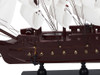 Handcrafted Wooden Captain Kidds Adventure Galley White Sails Model Pirate Ship 12" from Hampton Creations