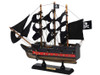Handcrafted Wooden Captain Kidds Black Falcon Black Sails Limited Model Pirate Ship 12" from Hampton Creations