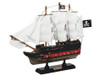 Handcrafted Wooden Captain Kidds Adventure Galley White Sails Limited Model Pirate Ship 12" from Hampton Creations