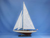 Handcrafted Wooden Ranger Model Sailboat Decoration 35" from Hampton Creations