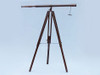 Handcrafted Floor Standing Antique Copper Galileo Telescope 65" from Hampton Creations Handcrafted Floor Standing Antique Copper Galileo Telescope 65" from Hampton Creations