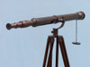 Handcrafted Floor Standing Antique Copper Galileo Telescope 65" from Hampton Creations Handcrafted Floor Standing Antique Copper Galileo Telescope 65" from Hampton Creations